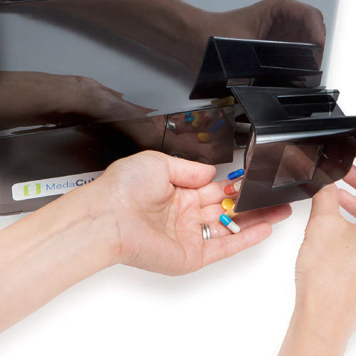 Cubex Medication Machine MedaCube Automatic Pill Dispenser - Holds Up to 16 Medications
